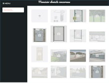 Tablet Screenshot of menuisier-ebeniste-concarneau.fr